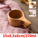 Caneca de madeira minimalista estilo medieval. Vários modelos.