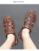 Sapatos de couro artesanais para homens
