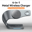 Carregador sem fio wireless para iPhone 15 14 13 12 , 4 em 1