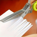 Tesoura tripla de cozinha. Ideal para os alimentos.