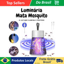 Luminárias Repelente Luz Violeta Mosquiteiro Elimina Mosquitos e Insetos Repelente De Tomada