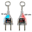 EC-033110 Chaveiro Identificador De Tomada Voltagem 110/220v