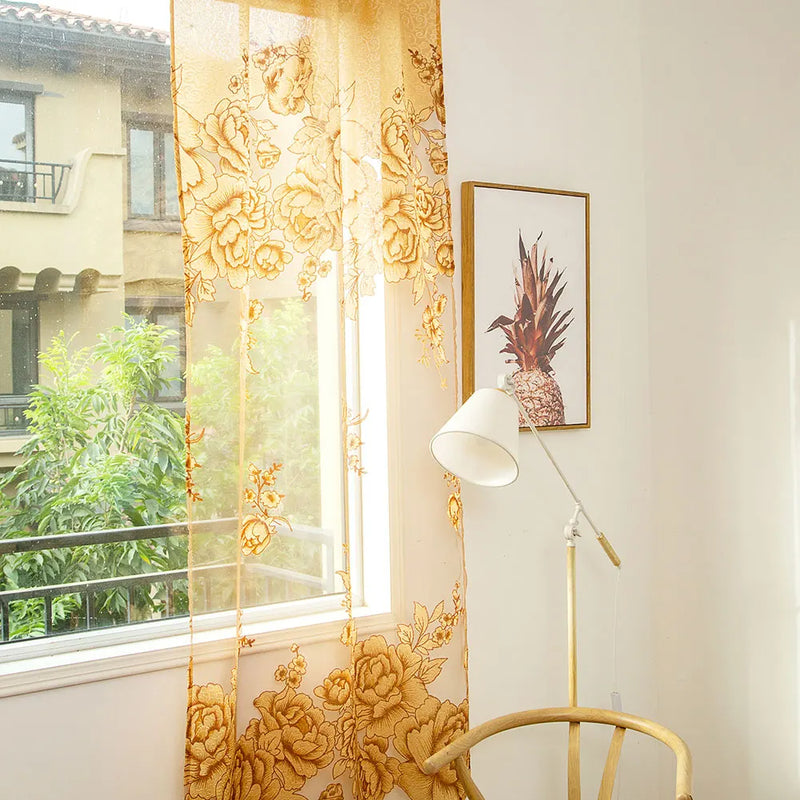 Cortinas decorativas de luxo estilo europeu