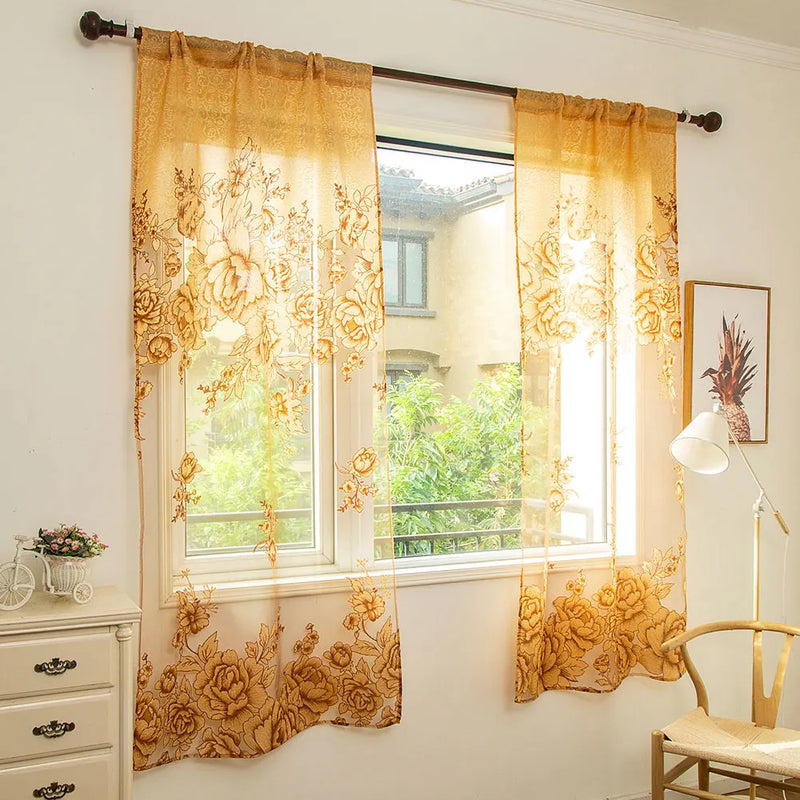 Cortinas decorativas de luxo estilo europeu