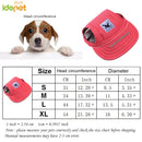 Boné de para cães, chapéu ajustável com buracos para as orelhas para cachorros pequenos e gatos.