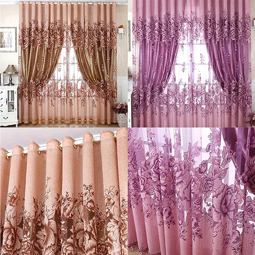 Cortinas decorativas de luxo estilo europeu