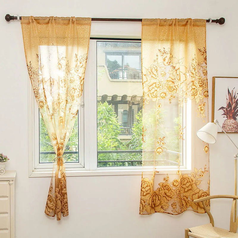 Cortinas decorativas de luxo estilo europeu