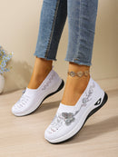 Tênis Feminino Casual Leve de Malha