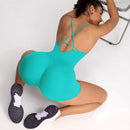 Bodysuit feminino sem costas yoga