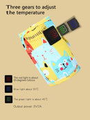 Aquecedor portátil  para mamadeiras USB