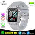 Novo xiaomi militar relógio inteligente masculino ip67 3atm esportes ao ar livre rastreador de fitness 
monitor saúde 1.44 Polegada chamada bluetooth smartwatch