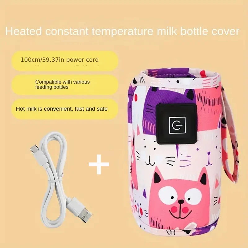 Aquecedor portátil  para mamadeiras USB