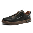 Sapato masculino de cano curto, estilo coreano