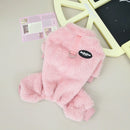 Winter Jumpsuit for Dogs Four Legs Warm Pet Dog Clothes for Small Dogs Down Overalls for Chihuahua Pug Flannel Soft Dog Costume