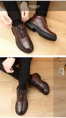 Bota masculina de inverno com forro