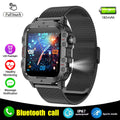 Novo xiaomi militar relógio inteligente masculino ip67 3atm esportes ao ar livre rastreador de fitness 
monitor saúde 1.44 Polegada chamada bluetooth smartwatch