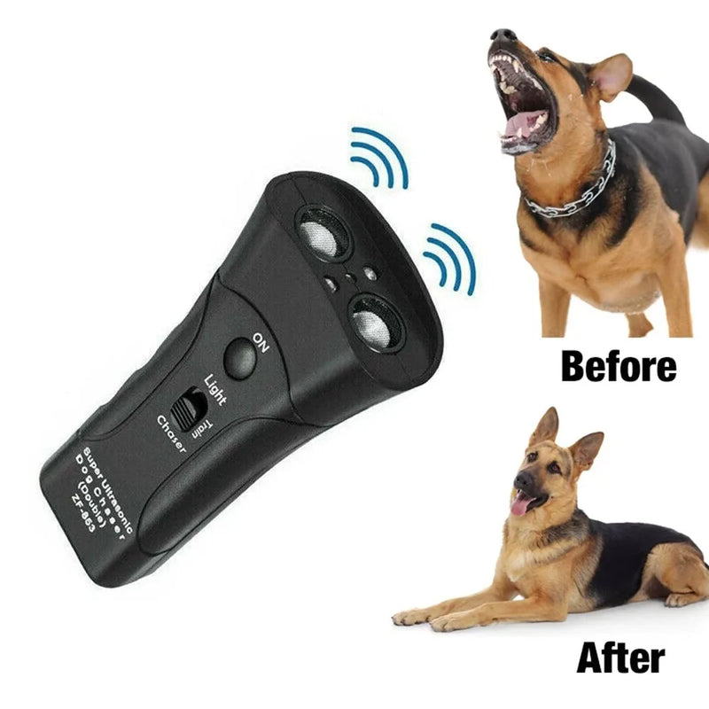 Ultrasonic Dog Chaser Pare ataques agressivos de animais  Ferramentas de treinamento para cães de estimação