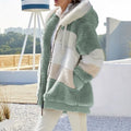 Jaqueta feminina Oversized com capuz