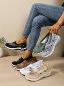 Tênis Feminino Casual Leve de Malha