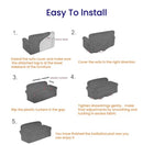 Capa para sofá de 1/2/3/4 lugares em jacquard.