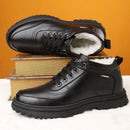 Bota masculina de inverno com forro