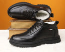 Bota masculina de inverno com forro