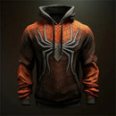 Moletons de Moda Masculina com padrão Spiderman 3D