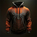 Moletons de Moda Masculina com padrão Spiderman 3D