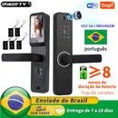 Fechadura Eletrônica Digital com Câmera e WiFi — Tuya Smart Home