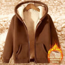Casaco feminino Oversized com capuz