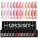 LILYCUTE 10Pcs/set Gel Unha Polonês