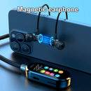 Fones de ouvido Bluetooth 5.4 com tela colorida, modelo neckband, sem fio, 
com redução de ruído, ideais para monitoramento de apresentações ao vivo.