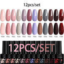 LILYCUTE 10Pcs/set Gel Unha Polonês