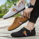 Tênis Masculino Casual em Tecido com Solado em PVC