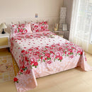 Lençol Estampado Floral — Cama Solteiro, Casal e Queen