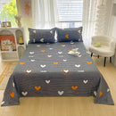 Lençol Estampado Floral — Cama Solteiro, Casal e Queen