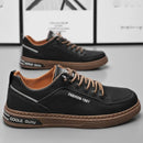 Sapato masculino de cano curto, estilo coreano