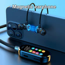 Fones de ouvido Bluetooth 5.4 com tela colorida, modelo neckband, sem fio, 
com redução de ruído, ideais para monitoramento de apresentações ao vivo.