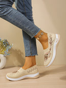 Tênis Feminino Casual Leve de Malha