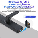 Fechadura Eletrônica Digital com Câmera e WiFi — Tuya Smart Home