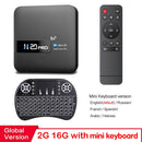 H20PRO Android 10.0 TV Box Allwinner H616 com comando de voz 2.4&5.8G Dual Wifi 100LAN Suporte 1080P Video 4K 3D Media player