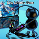 Fones de ouvido Bluetooth 5.4 com tela colorida, modelo neckband, sem fio, 
com redução de ruído, ideais para monitoramento de apresentações ao vivo.