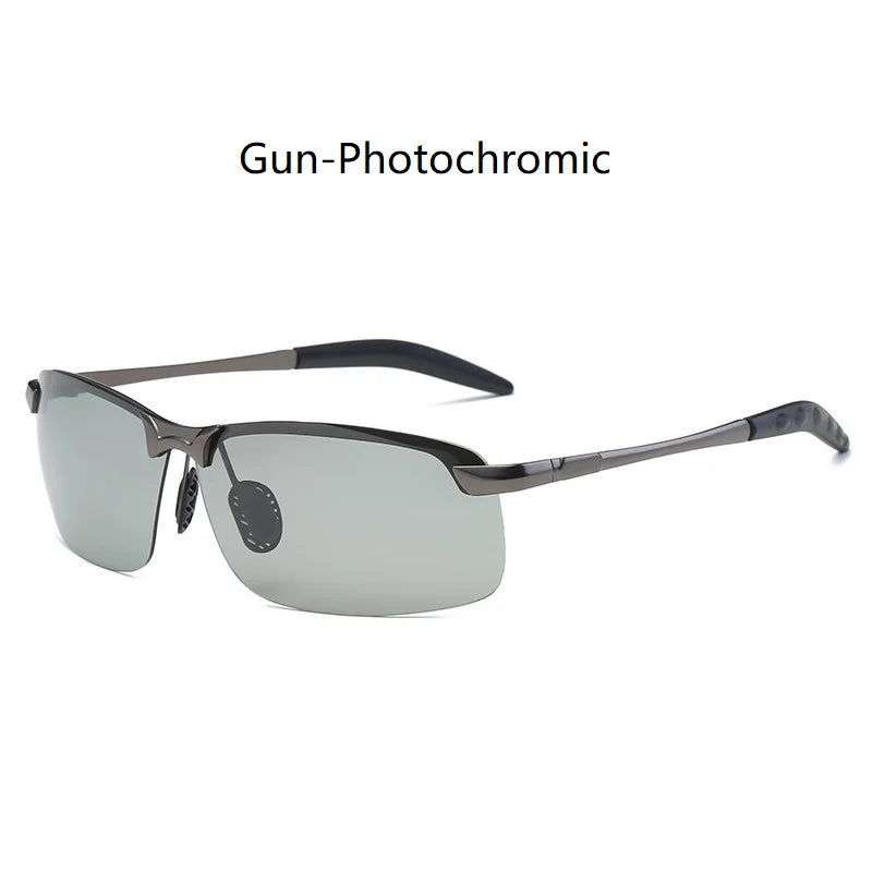 Óculos fotocromático masculino Night Vision. visão diurna e noturna, óculos UV400, condução e pesca