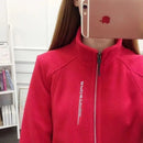 Jaqueta Feminina Fleece Espessada com Capuz | Outono Inverno