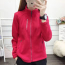 Jaqueta Feminina Fleece Espessada com Capuz | Outono Inverno