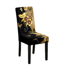 Capa de cadeira de sala de jantar antiderrapante em spandex, removível e fácil de limpar, ideal para banquetes e casamentos.