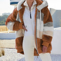 Jaqueta feminina Oversized com capuz