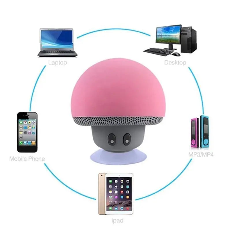 Alto-falante bluetooth sem fio de alta qualidade, subwoofer de alcance sem fio de 30 pés com ventosa.