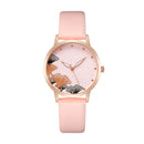 Relógio feminino casual com estampa