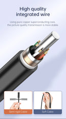 Câmera endoscópica King tela de 4,3" IPS 1080P HD